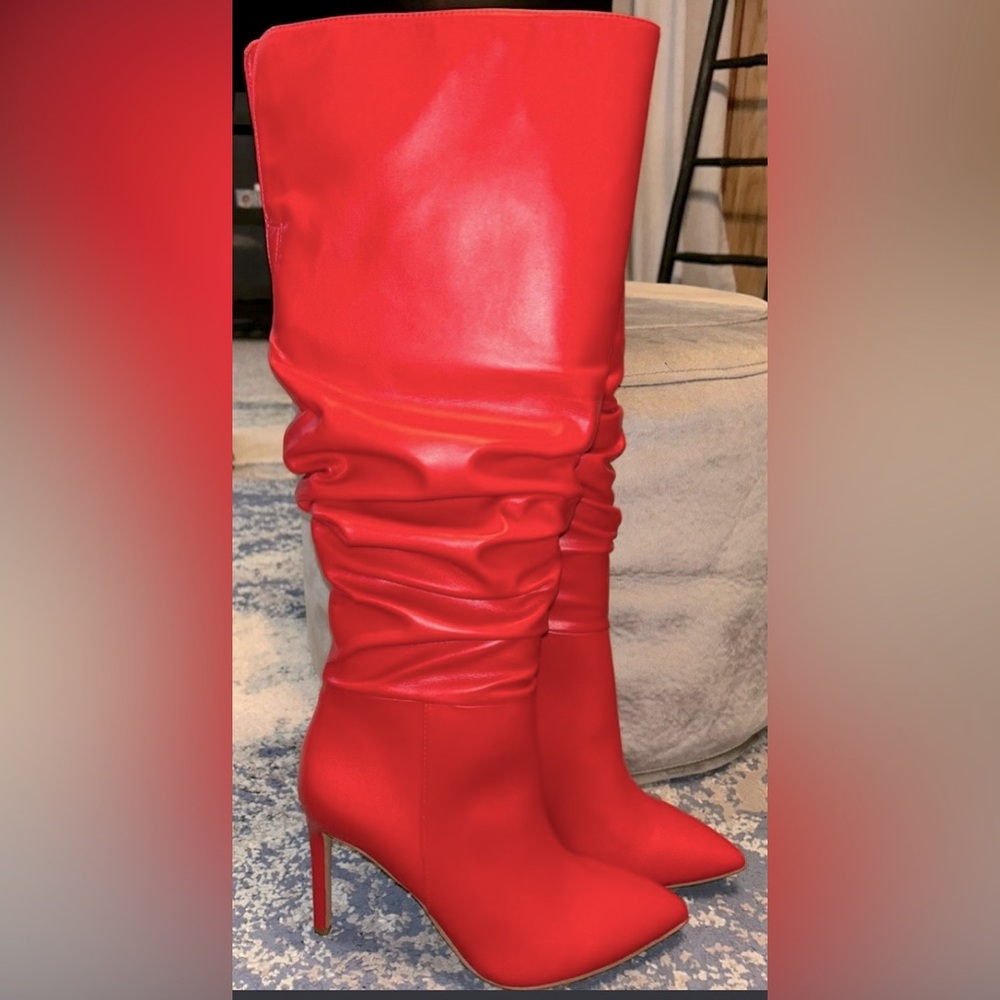 Red INC Women's Over The Knee Slouch Boots size 10.5
